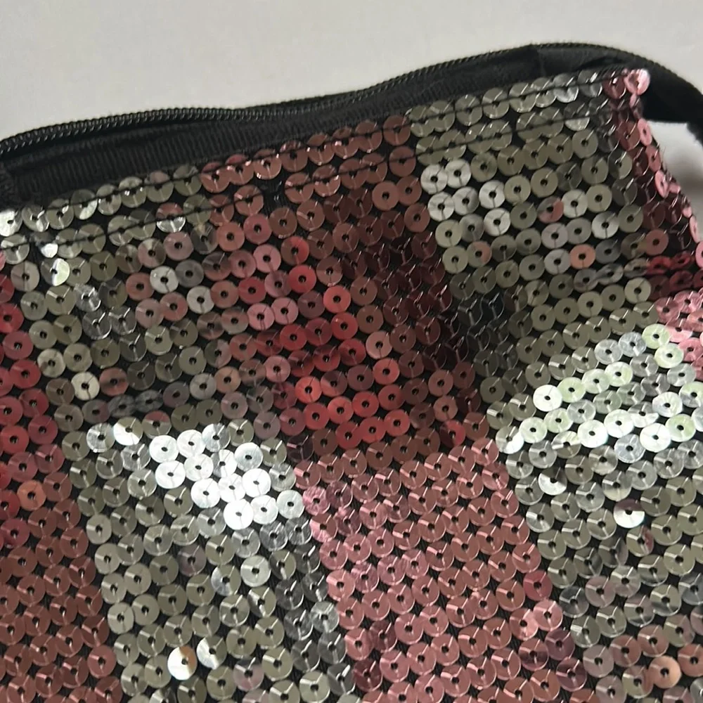 Victoria’s Secret Pink and White Sequin Tote Bag